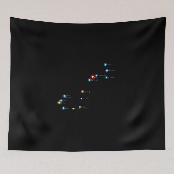 Item preview, Constellation Scorpio (with labels) designed and sold by GloopTrekker.