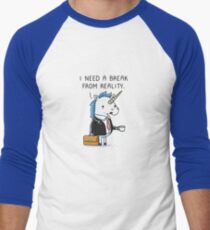 Brauche eine Pause Baseballshirt für Männer