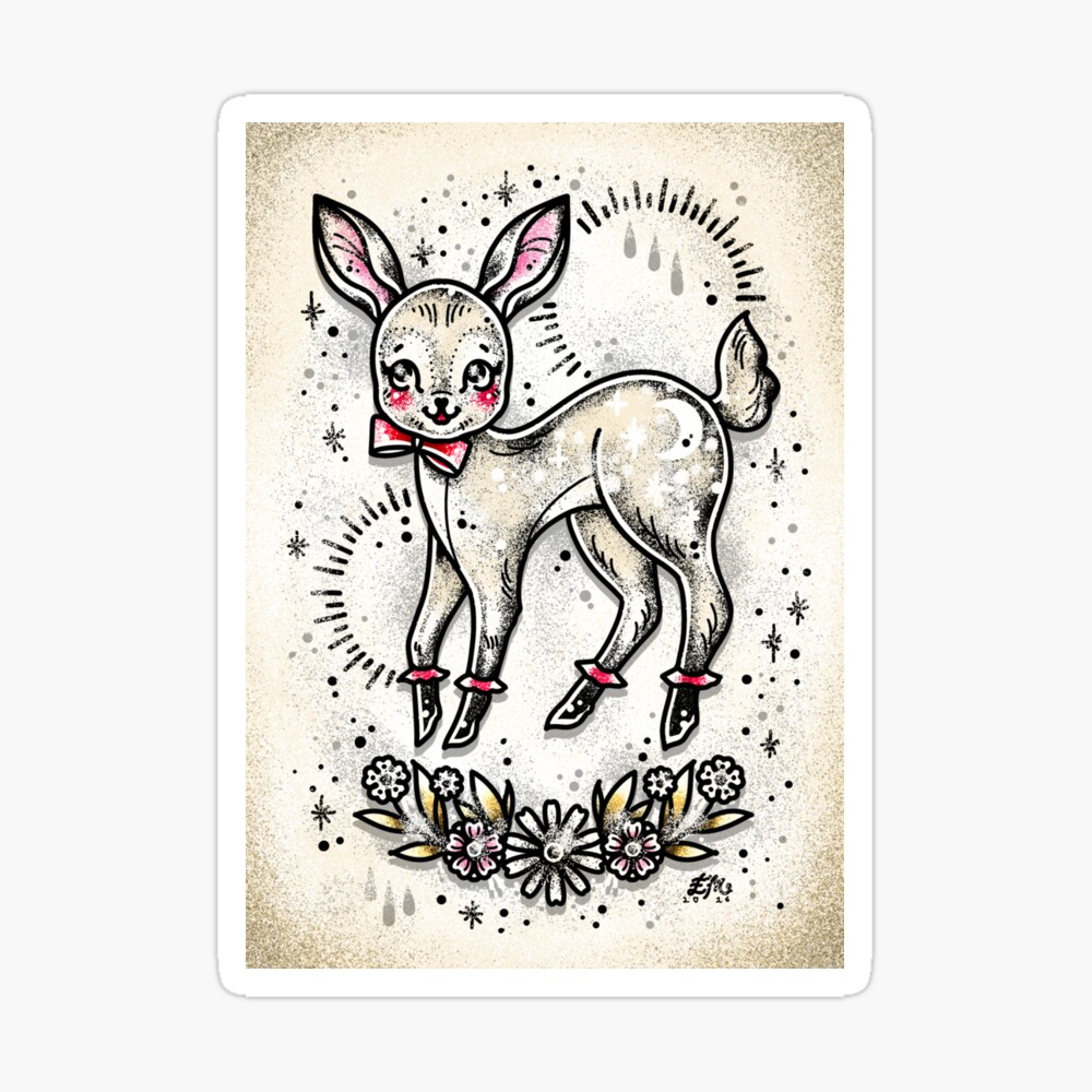 Cute Deer Tattoo - Get an InkGet an Ink