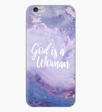 Vinilo o funda para iPhone Dios es una mujer