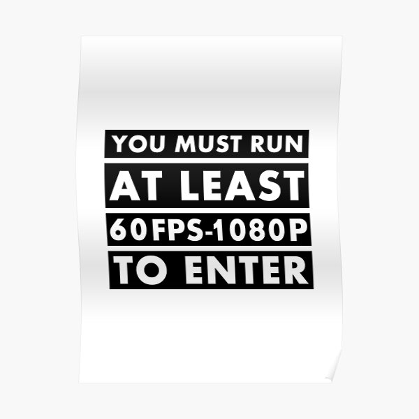 PC Master Race - Warning Poster