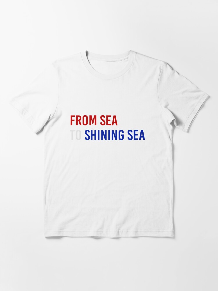 From Sea To Shining Sea America The Beautiful T Shirt By Ktthegreat Redbubble