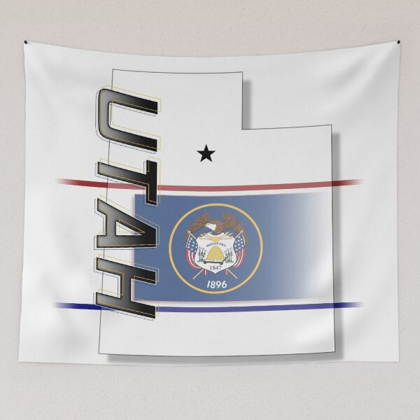 Item preview, Utah - Vertical designed and sold by Bartrand Design Studio.