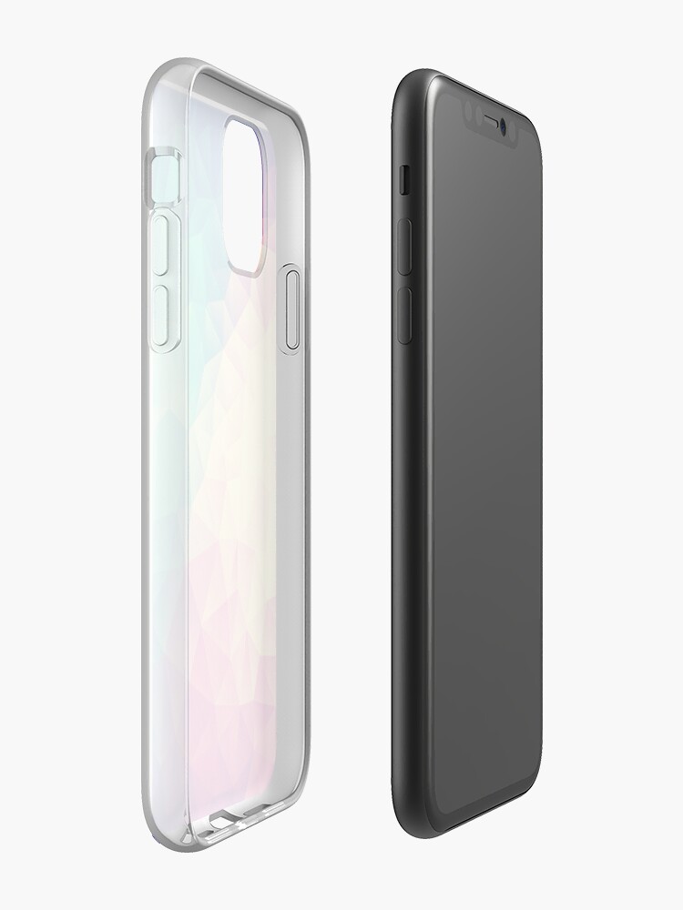 Alternate view of Abstract Polygon Multi Color Cubism Low Poly Triangle Design iPhone Case & Cover