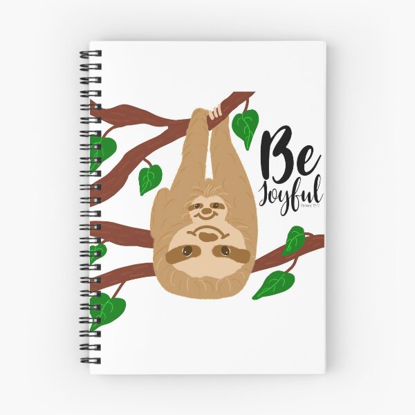 Item preview, Be Joyful Sloths designed and sold by Kristinesque.