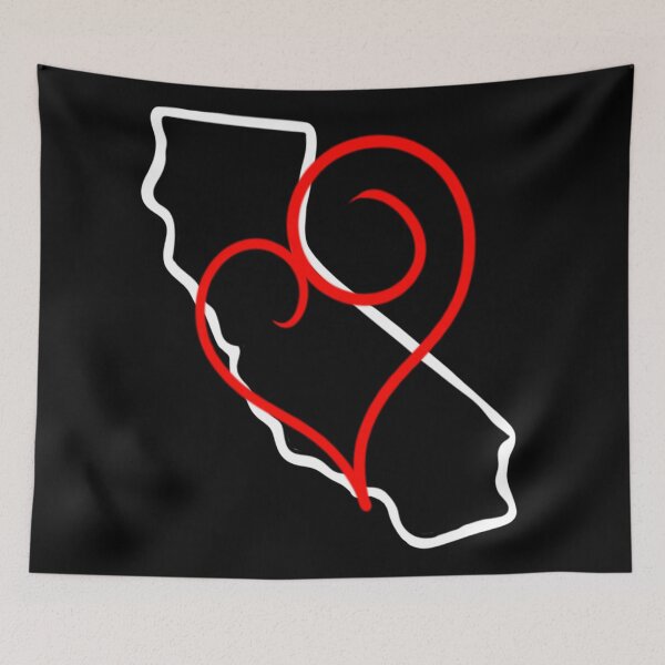 Item preview, California Love heart designed and sold by Wes Losner.