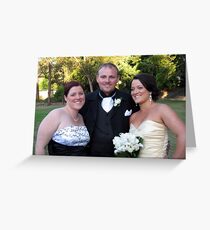 Anne, Brett and Kelly Greeting Card