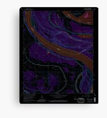 USGS TOPO Map Louisiana LA Ashly 331288 1963 24000 Inverted Canvas Print