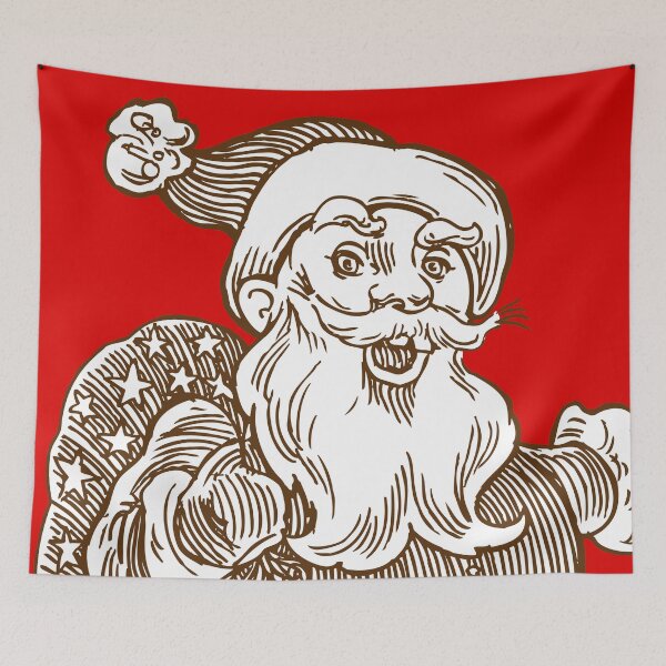 Item preview, Vintage Retso Santa Clause in Sketch - Doodle designed and sold by MyArt23.