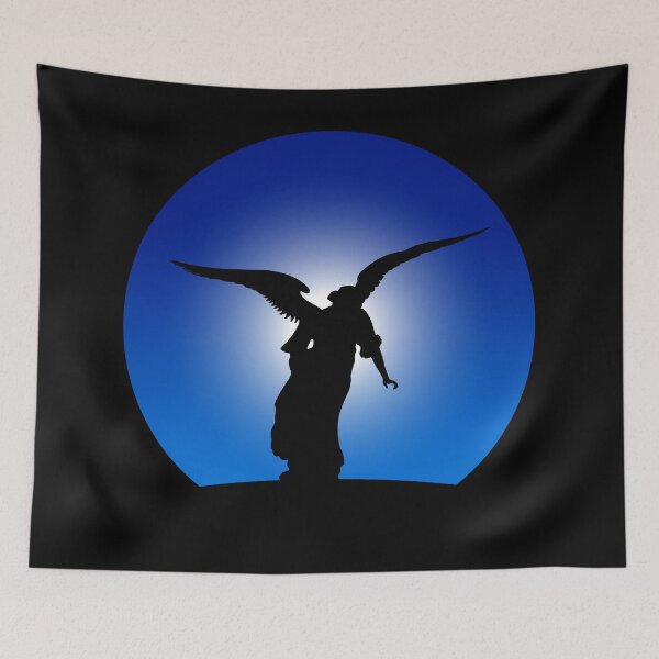 Item preview, Angel Statue Silhouette (over black) designed and sold by ANGELSONLY.