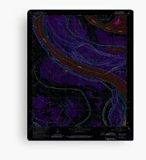 USGS TOPO Map Louisiana LA Ashly 331289 1963 24000 Inverted Canvas Print