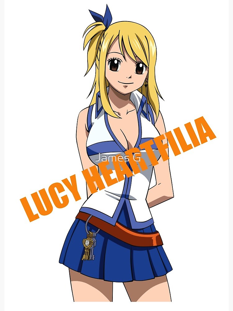 Lucy Heartfilia  Art Board Print for Sale by James G