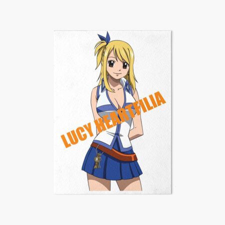 Lucy Heartfilia  Art Board Print for Sale by James G