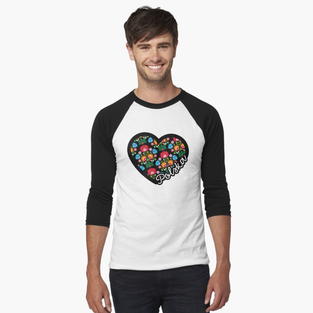 Item preview, Baseball ¾ Sleeve T-Shirt designed and sold by folklove.