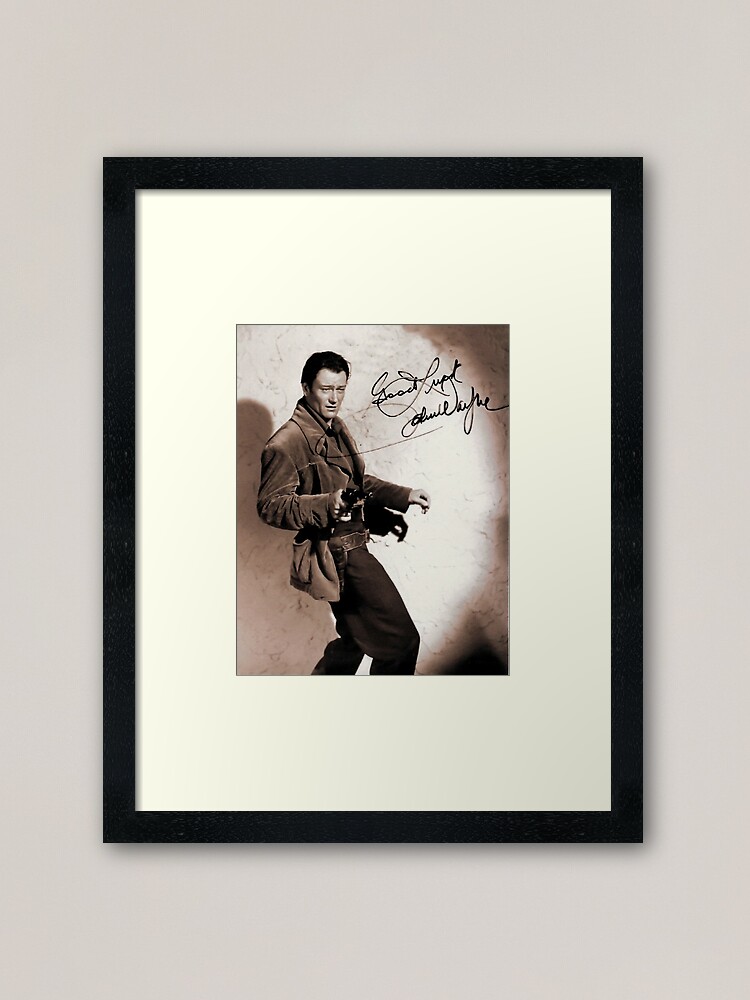Alternate view of John Wayne Framed Art Print