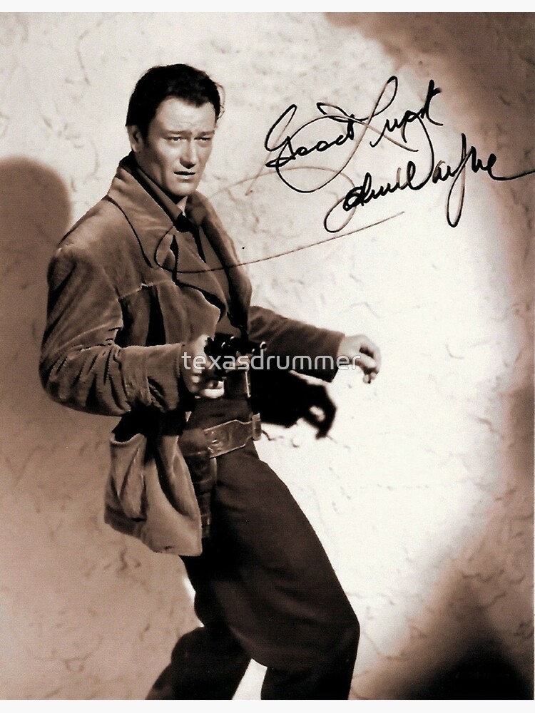 John Wayne by texasdrummer