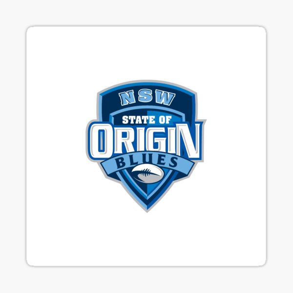 "NSW State of Origin" Sticker for Sale by Bmazzella Redbubble