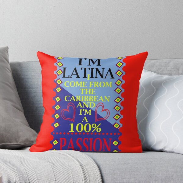 Item preview, I'm latina 100% passion Caribbean fashion girl novelty gifts designed and sold by TIXLIFE.