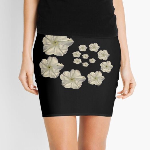 Moonflower Spiral Mini Skirt