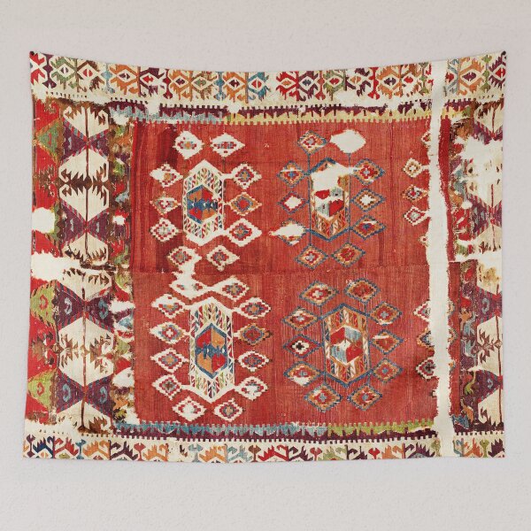 Item preview, Hotamis  Antique Turkish Karapinar  Kilim  designed and sold by Vicky Brago-Mitchell®.