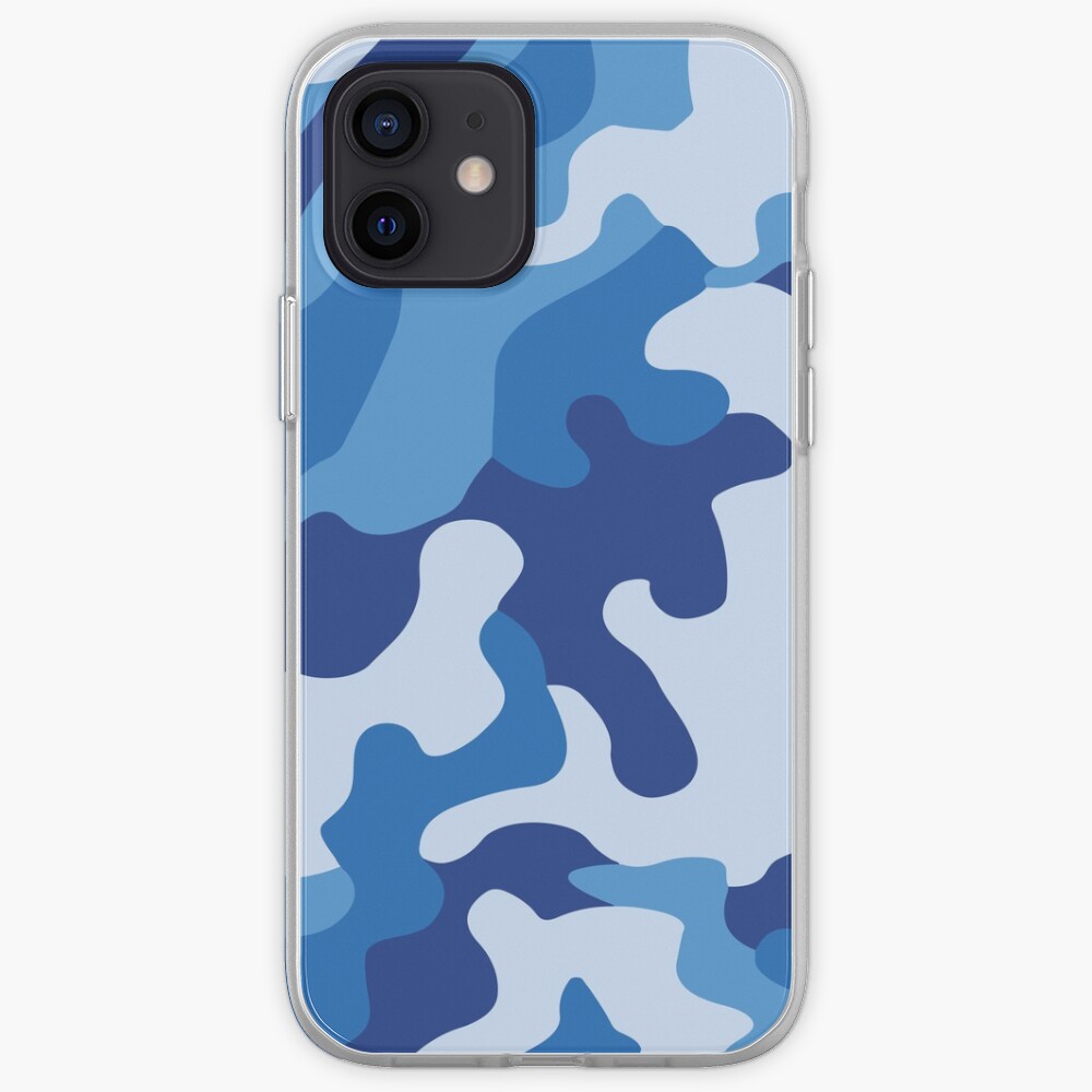 "Blue Camo " iPhone Case & Cover by ridhwan Redbubble