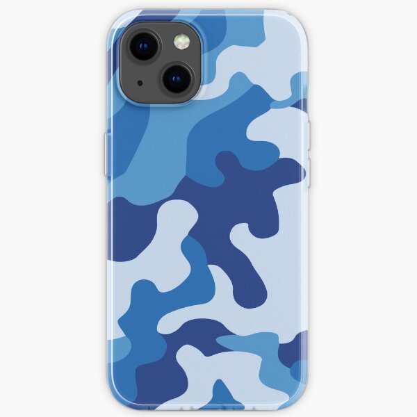 Blue Camo  iPhone Soft Case