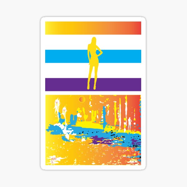Orange Mood Sticker