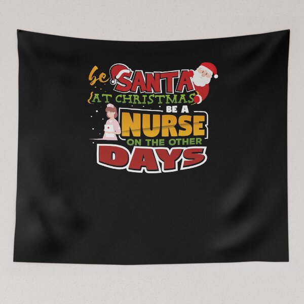 Item preview, Be Santa At Christmas Be A Nurse On The Other Days T-Shirt designed and sold by woodsgoodsco.