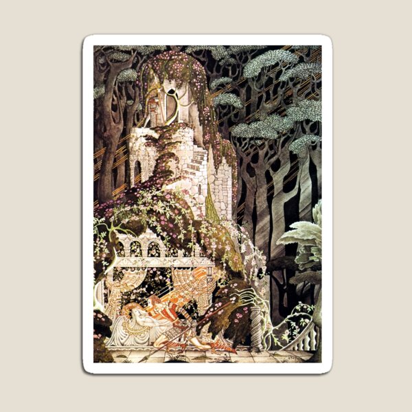 Item preview, Rosebud - Sleeping Beauty - Kay Nielsen designed and sold by forgottenbeauty.