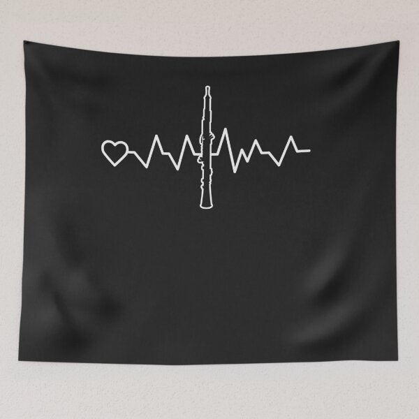 Item preview, Oboe Heartbeat Love Band Orchestra Oboist Teacher 2 designed and sold by hadleydesigns.