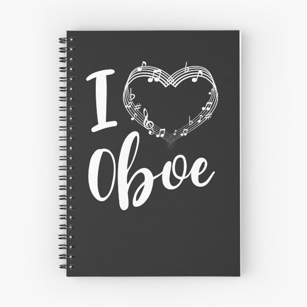 Item preview, I heart Oboe love instrument Band Teacher Orchestra 2 designed and sold by hadleydesigns.