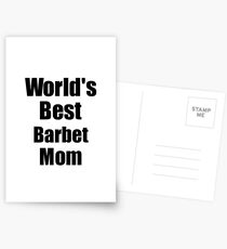 Barbet Mom Dog Lover World's Best Funny Gift Idea For My Pet Owner Postkarten