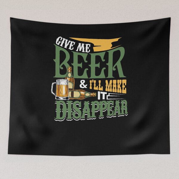 Item preview, Give Me Beer & I'll Make It Disappear Beer Drinking T-Shirt designed and sold by woodsgoodsco.