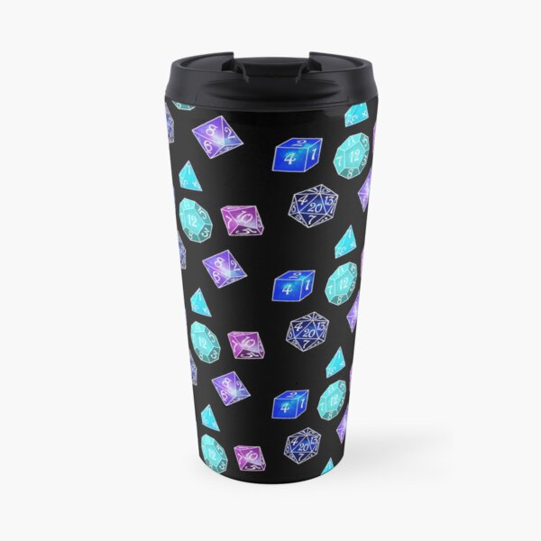 Neon dice Travel Mug