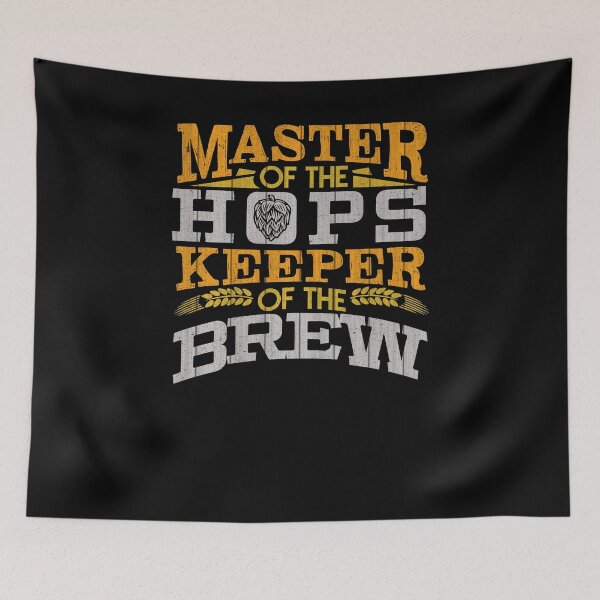 Item preview, Master Of The Hops Keeper Of The Brew Beer Lover T-Shirt designed and sold by woodsgoodsco.