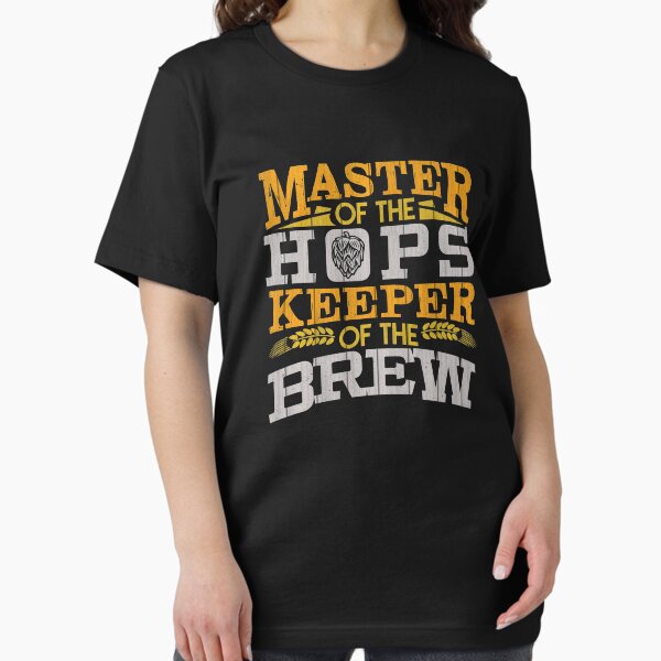Item preview, Master Of The Hops Keeper Of The Brew Beer Lover T-Shirt designed and sold by woodsgoodsco.