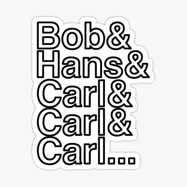 S.G.O Files Helvetica List Sticker