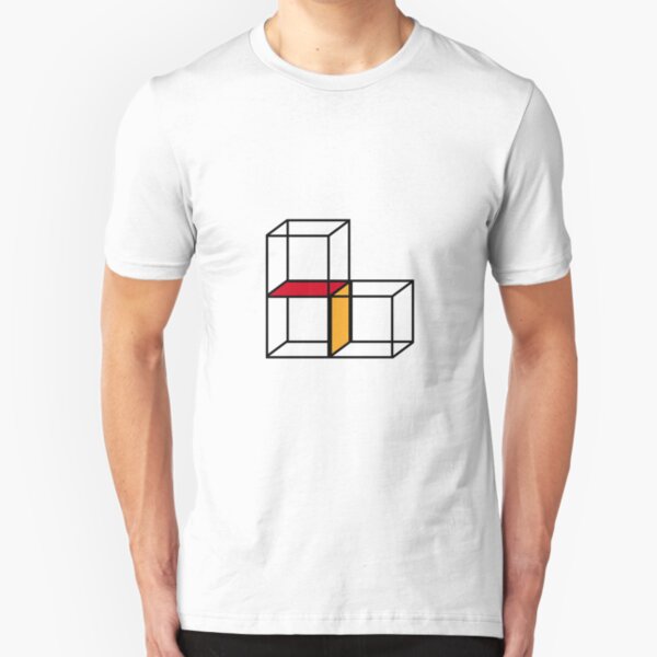 Cubes & Block Slim Fit T-Shirt