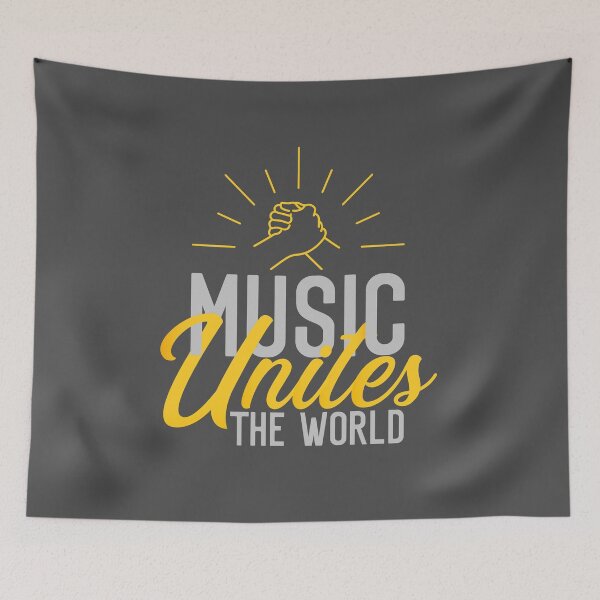 Item preview, Music Unites The World designed and sold by Gabriel Ghali.