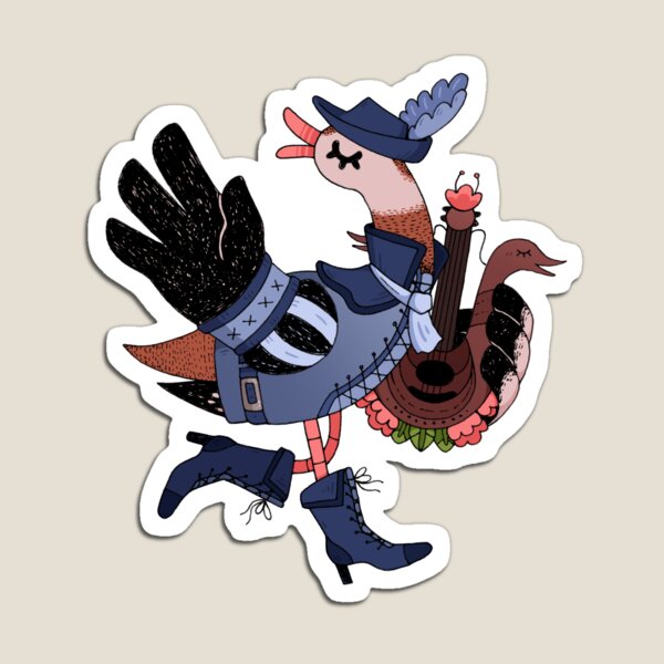 Bard Duck Magnet
