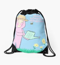 Water Yourself Drawstring Bag