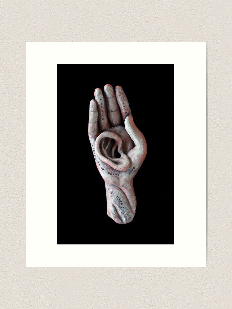 Alternate view of Listening Deeply Art Print
