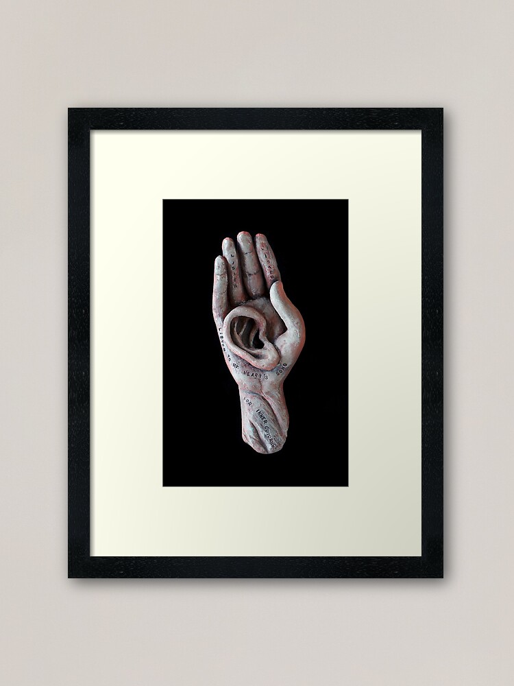 Alternate view of Listening Deeply Framed Art Print