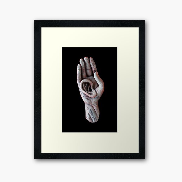 Listening Deeply Framed Art Print