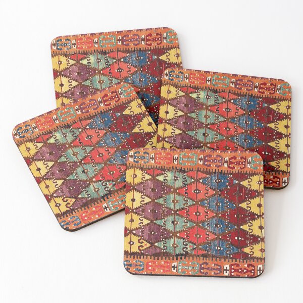 Item preview, Aksaray  Antique Turkish Cappadocian Kilim Print designed and sold by Vicky Brago-Mitchell®.