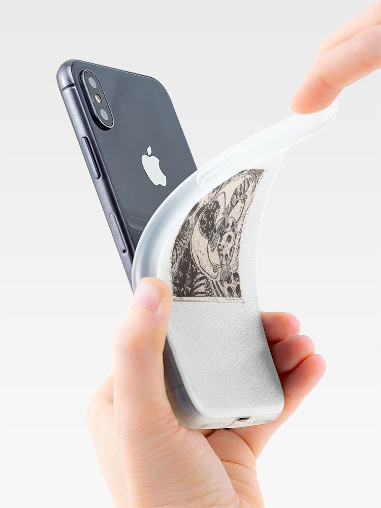 Alternate view of Mitten Making iPhone Case