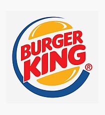 Burger King Logo Photographic Print