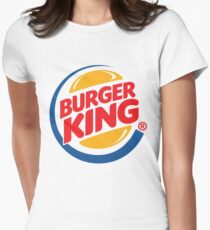 Burger King Logo Women's Fitted T-Shirt