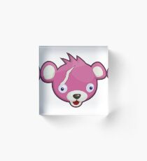 Fortnite Cuddle Team Leader Emote face logo Acrylic Block