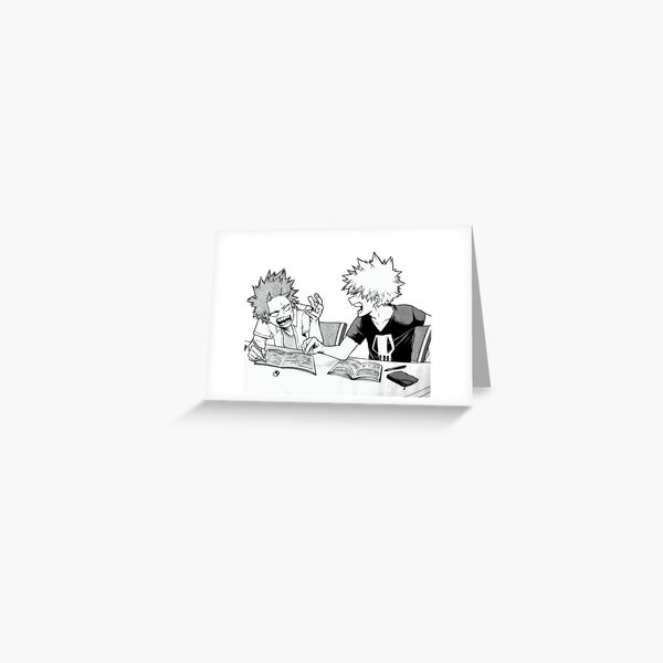 kiribaku / bakushima Greeting Card
